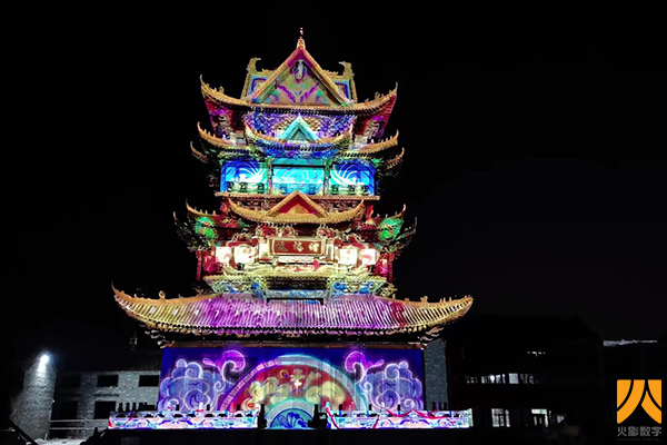 武汉火影数字建筑光影秀动画制作